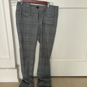 Women’s Maeva Italian designer checkered pants.